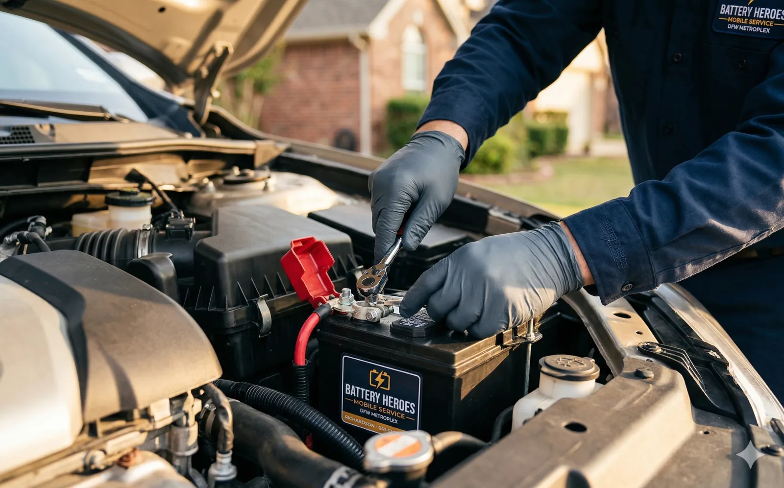 Professional battery installation